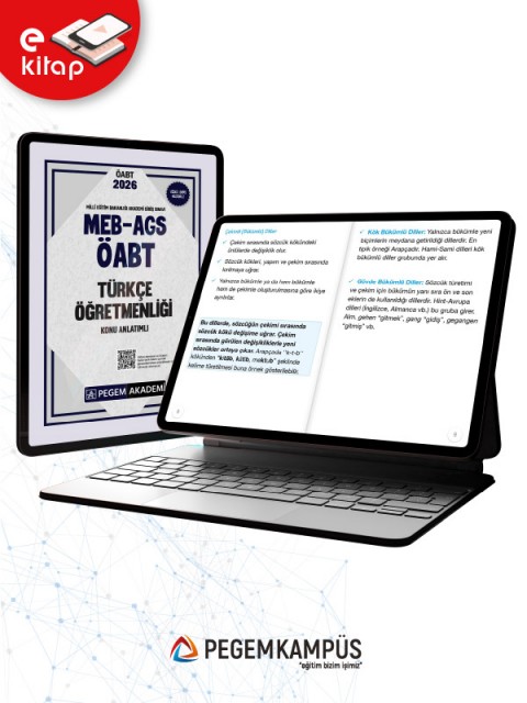 2026 MEB-AGS ÖABT Türkçe Öğretmenliği Konu Anlatımlı E-Kitap