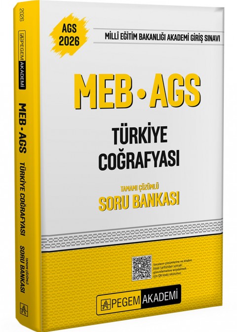 2026 MEB AGS Soru Bankası Tamamı Çözümlü Türkiye Coğrafyası