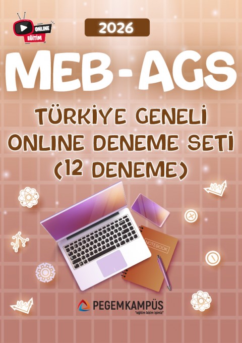 2026 MEB-AGS Türkiye Geneli Online Deneme Seti (12 Deneme)
