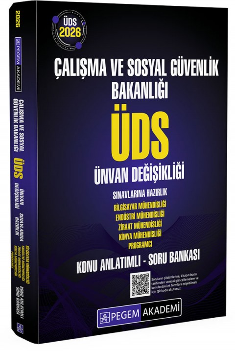 2026 ÜDS Çalışma ve Sosyal Güvenlik Bakanlığı Ünvan Değişikliği Sınavlarına Hazırlık Konu Anlatımlı Soru Bankası