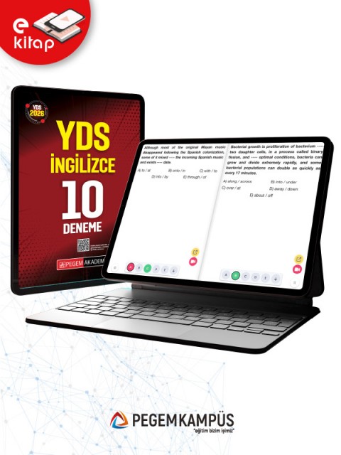 2026 YDS İngilizce 10 Deneme E-Kitap