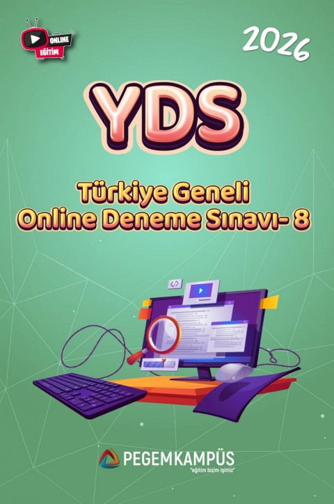 2026 YDS Türkiye Geneli Online Deneme Sınavı-8