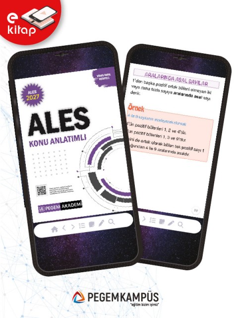 2027 ALES Konu Anlatımlı E-Kitap (Video Ders Hediyeli)