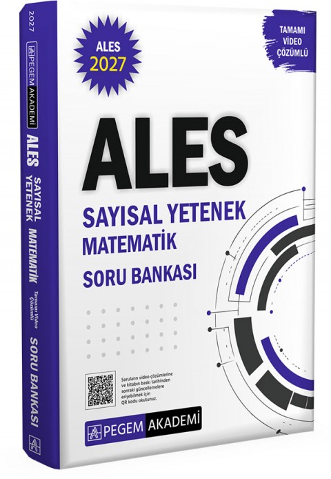 2027 ALES Sayısal Yetenek Matematik Tamamı Video Çözümlü Soru Bankası