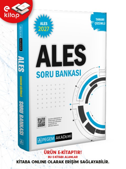 2027 ALES Tamamı Çözümlü E-Soru Bankası
