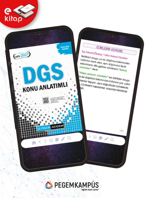 2027 DGS Konu Anlatımlı E-Kitap (Video Ders Hediyeli)