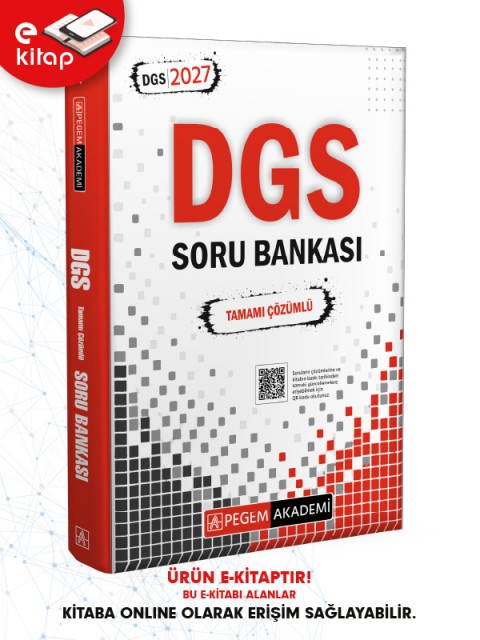 2027 DGS Tamamı Çözümlü E-Soru Bankası
