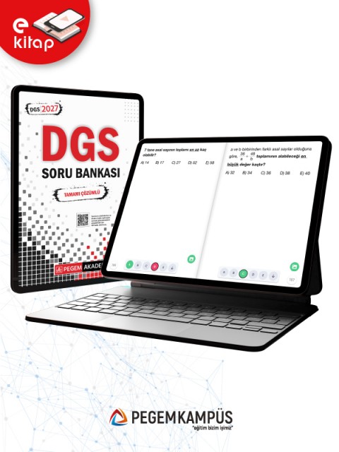 2027 DGS Tamamı Çözümlü E-Soru Bankası