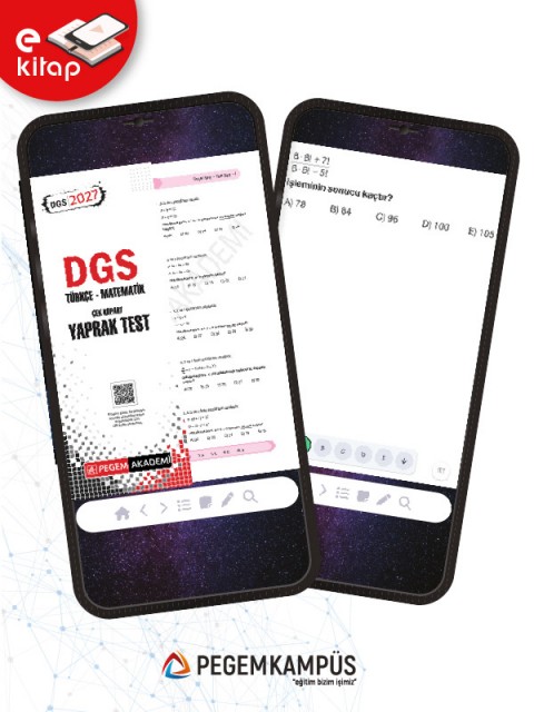 2027 DGS Türkçe-Matematik Çek Kopart Yaprak Test E-Kitap