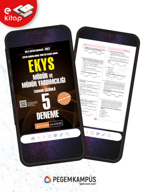 2027 EKYS MEB Müdür ve Müdür Yardımcılığı 5 Deneme E-Kitap