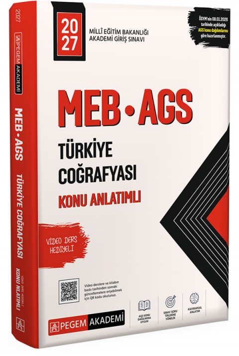 2027 MEB AGS Konu Anlatımlı Türkiye Coğrafyası