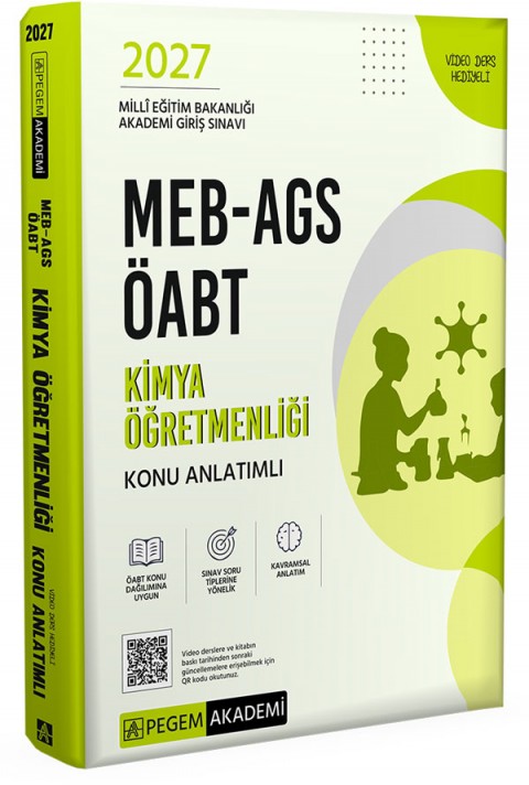 2027 MEB AGS ÖABT Kimya Öğretmenliği Konu Anlatımlı