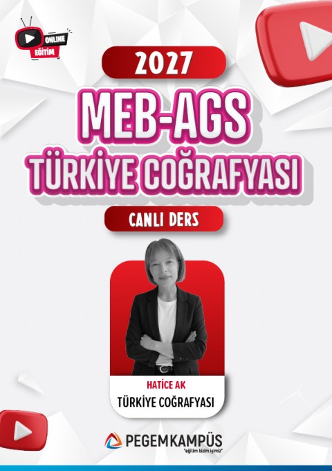 2027 MEB-AGS Türkiye Coğrafyası Canlı Ders