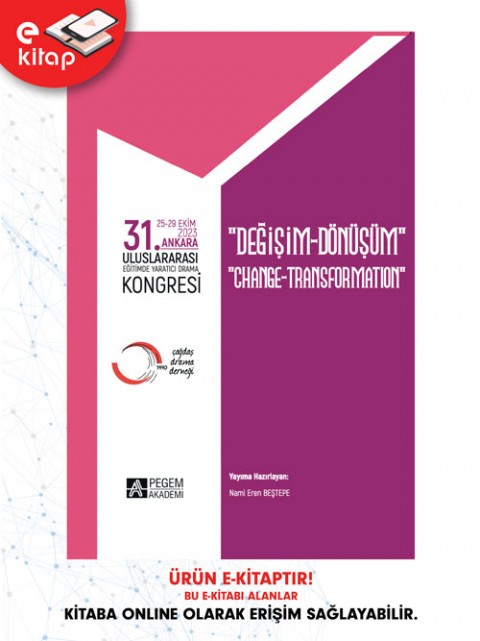 31. Ankara Uluslararası Eğimde Yaratıcı Drama Kongresi (e-kitap)