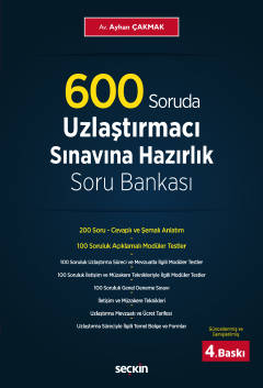600 Soruda Uzlaştırmacı Sınavına HazırlıkSoru Bankası