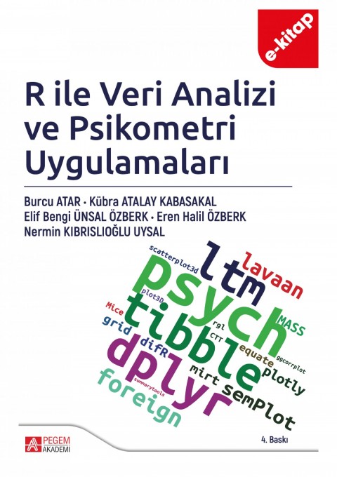 R ile Veri Analizi ve Psikometri Uygulamaları (e-kitap)