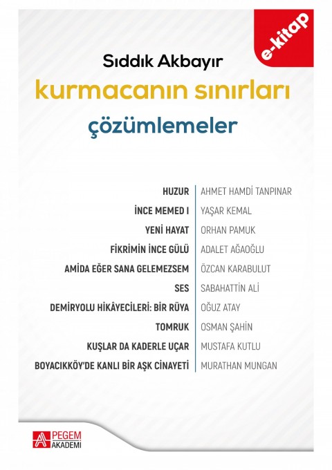 Kurmacanın Sınırları Çözümlemeler (e-kitap)
