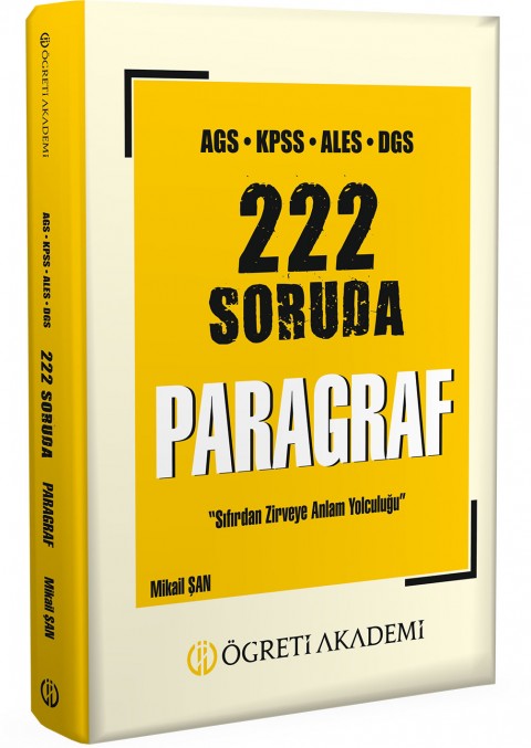 AGS KPSS ALES DGS 222 Soruda Paragraf