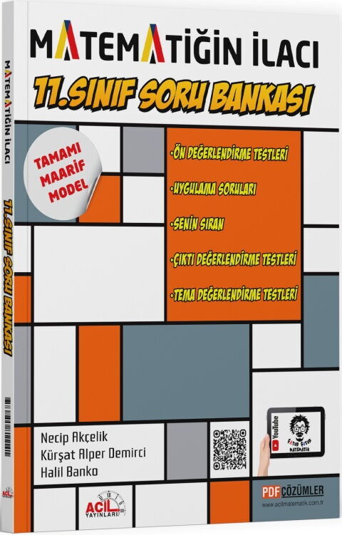 Acil Yayınları 11. Sınıf Matematiğin İlacı Soru Bankası
