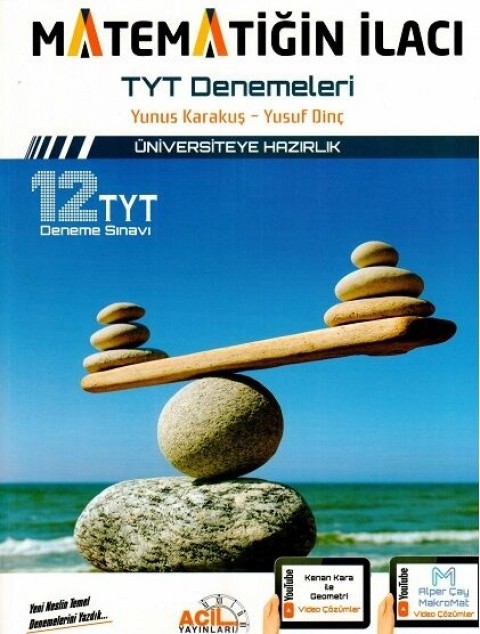 Acil Yayınları TYT Matematiğin İlacı Matematik Denemeleri