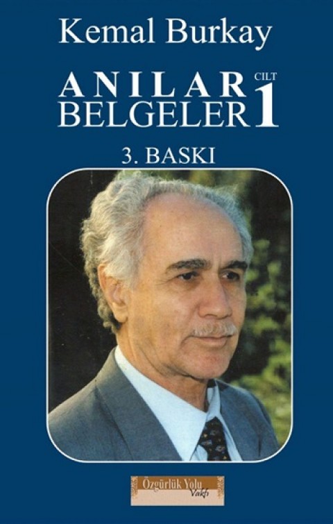 Anılar Belgeler – Cilt 1