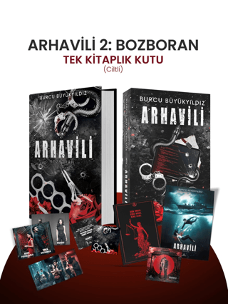 Arhavili 2 - Bozboran - Tek Kitaplık Kutu - Ciltli