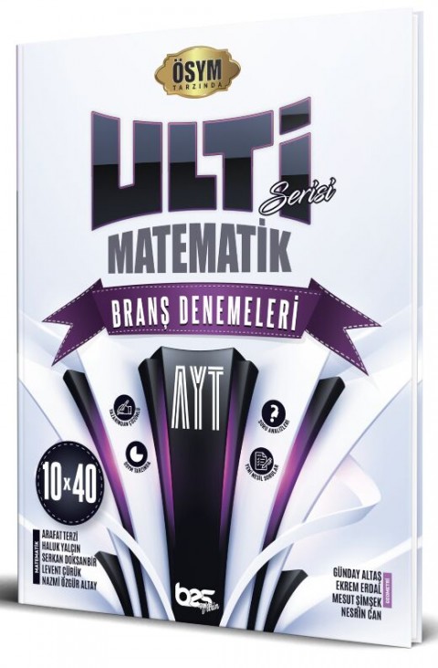 Ulti Yayınları AYT Matematik 10 x 40 Branş Denemeleri