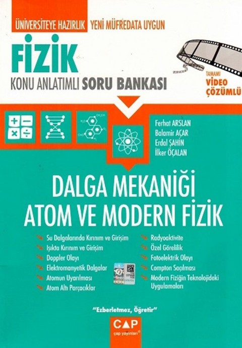 Çap Fizik Dalga Mekaniği Atom ve Modern Fizik Konu Anlatımlı Soru Bankası
