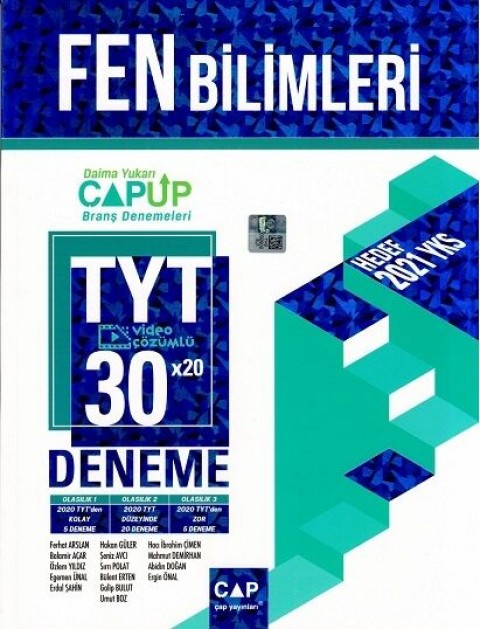 Çap TYT Fen Bilimleri Up 30 x 20 Branş Denemeleri