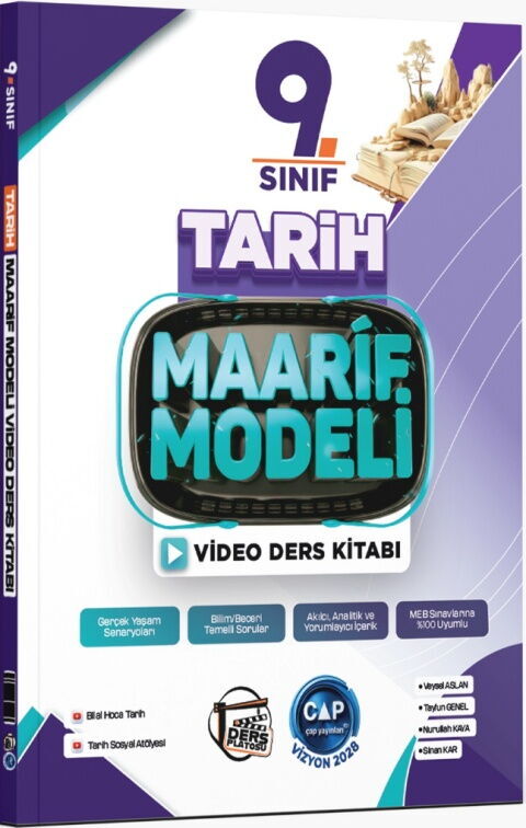 Çap Yayınları 9. Sınıf Tarih Maarif Video Ders Kitabı