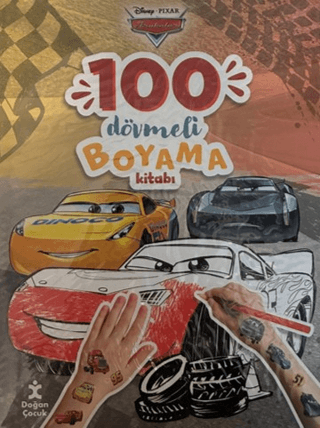 Disney Arabalar - 100 Dövmeli Boyama Kitabı