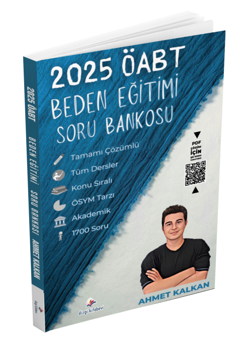 Dizgi Kitap 2025 Soru Bankosu Meb Ags ÖABT Beden Eğitimi Tamamı PDF Çözümlü Soru Bankası Ahmet Kalkan