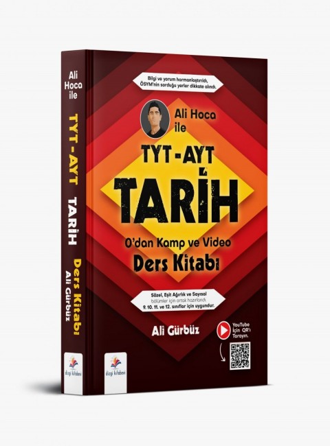 Dizgi Kitap 2026 Ali Hoca İle TYT-AYT Tarih Sıfırdan Kamp Ve Video Ders Kitabı
