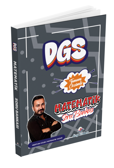 Dizgi Kitap 2026 DGS Matematik Tamamı Çözümlü Soru Bankası Mertcan Güler