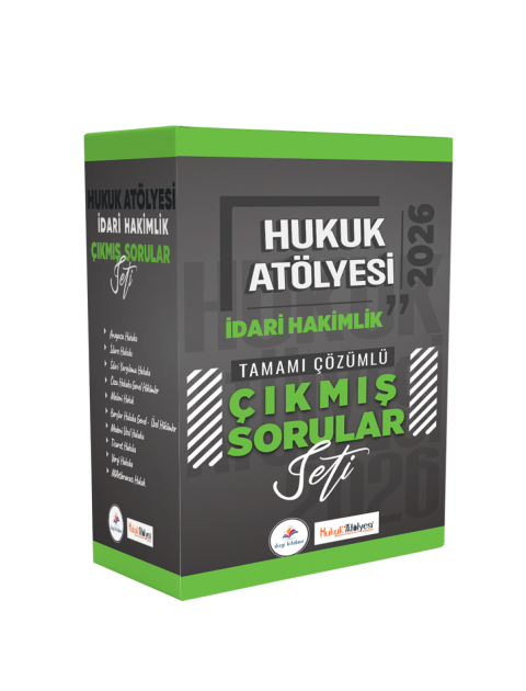 Dizgi Kitap 2026 Hukuk Atölyesi İdari Hakimlik Tamamı Çözümlü Çıkmış Sorular Seti 2. Baskı