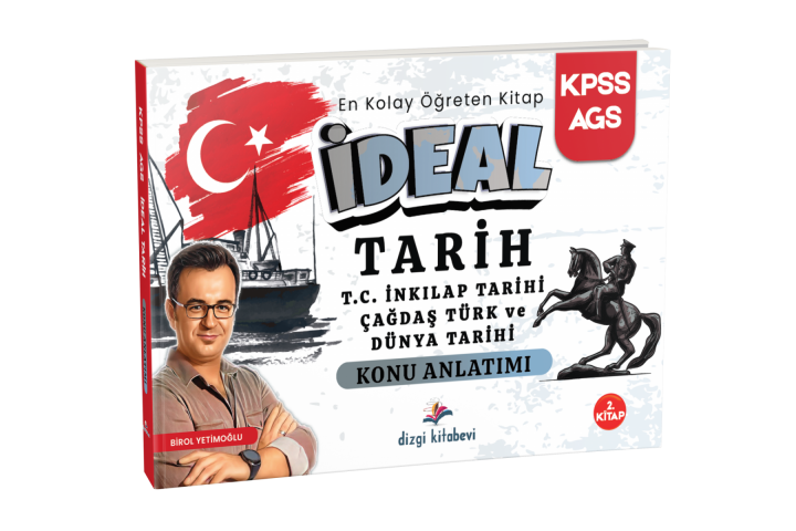 Dizgi Kitap 2026 KPSS MEB AGS İdeal Tarih T.C. İnkılap Tarihi - Çağdaş Türk ve Dünya Tarihi Konu Anlatımı Birol Yetimoğlu