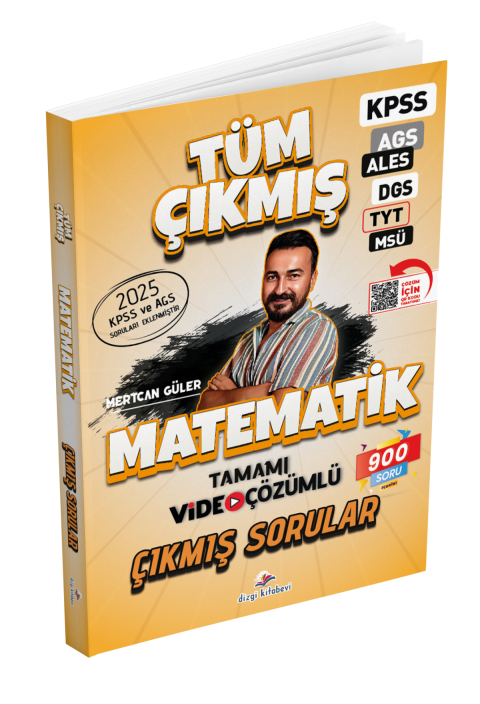 Dizgi Kitap 2026 Matematik Tüm Sınavlar Tamamı Video Çözümlü Çıkmış Sorular Mertcan Güler