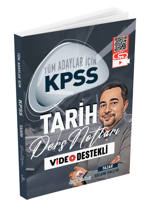 Dizgi Kitap 2026 Tüm Adaylar İçin KPSS Tarih Video Destekli Ders Notları Selami Yalçın