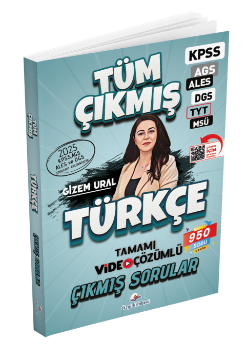 Dizgi Kitap 2026 Türkçe Tüm Sınavlar Tamamı Video Çözümlü Çıkmış Sorular Gizem Ural