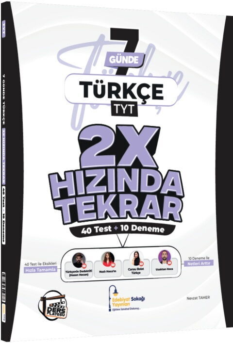 Edebiyat Sokağı TYT Türkçe 2X Hızında Tekrar Deneme