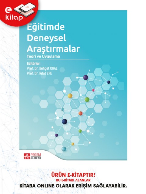 Eğitimde Deneysel Araştırmalar Teori ve Uygulama (e-kitap)