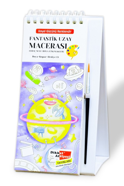 Fantastik Uzay Macerası - Sulu Boya Etkinlik Kitabı