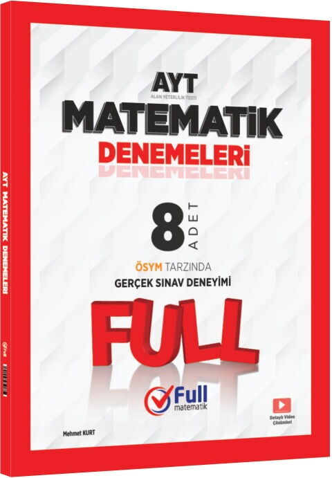Full Matematik Yayınları AYT Matematik 8 li Deneme