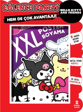 Hello Kitty and Friends - 2'li Boyama - Eğlence Paketi