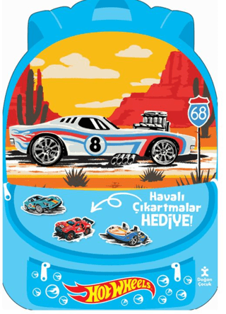 Hot Wheels – Parıltılı Tatil Çantam Etkinlik ve Boyama Kitabı
