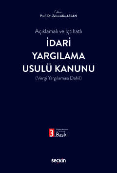 İdari Yargılama Usulü Kanunu (Vergi Yargılaması Dahil)