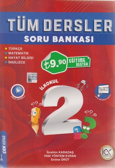 İlk Önce Yayıncılık 2. Sınıf Tüm Dersler Soru Bankası