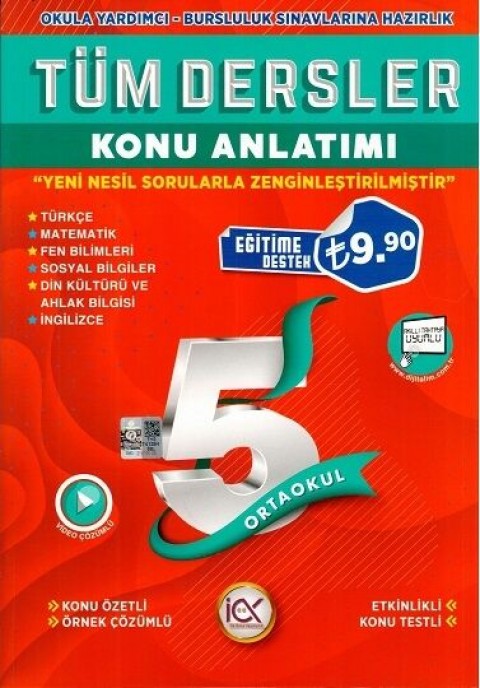 İlk Önce Yayıncılık 5. Sınıf Tüm Dersler Konu Anlatımı