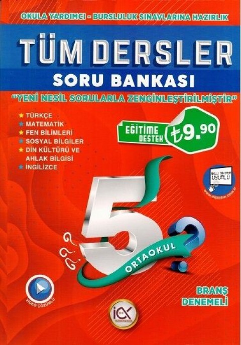 İlk Önce Yayıncılık 5. Sınıf Tüm Dersler Soru Bankası