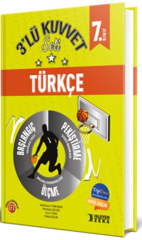 İşleyen Zeka 7. Sınıf Türkçe 3 lü Kuvvet Serisi Seti
